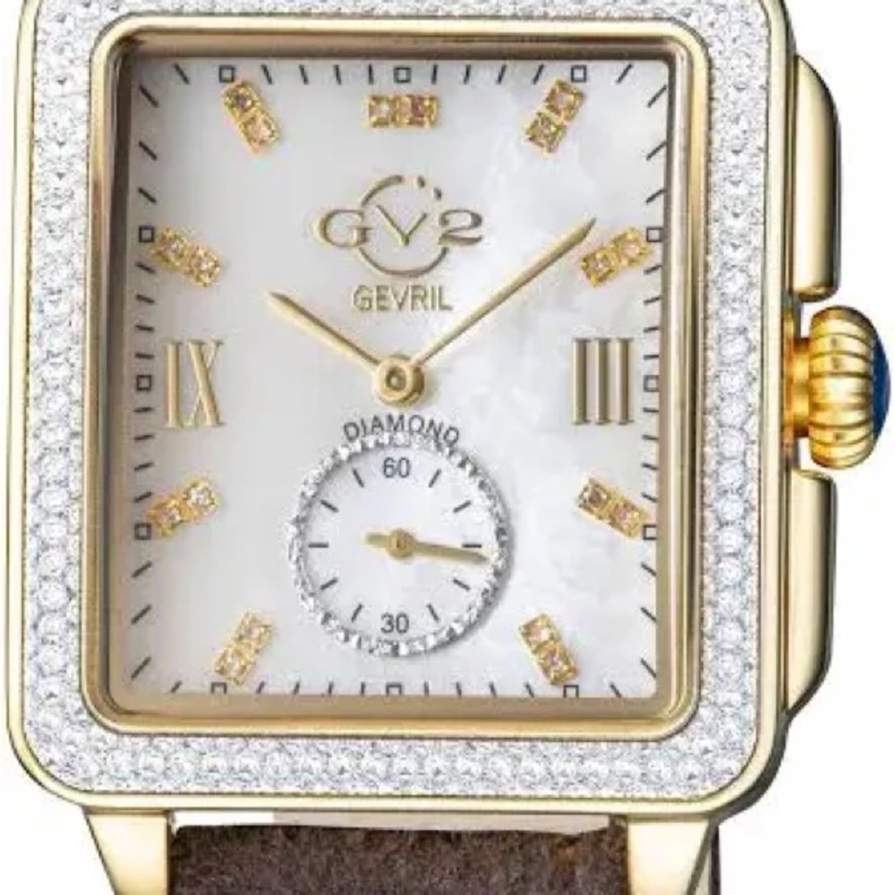 Women's Gold and Brown Watch